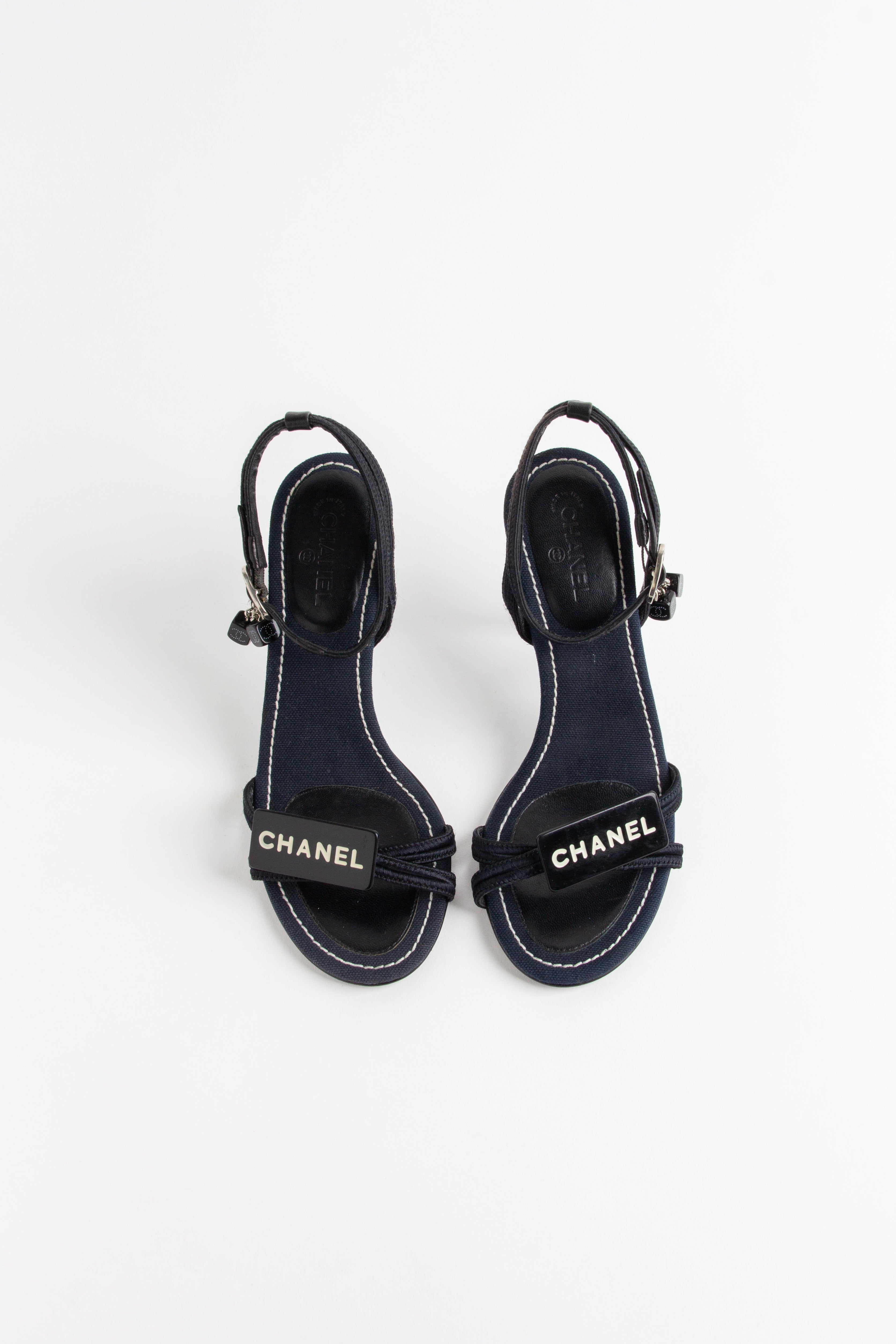 Rare Chanel Dice Logo Heels (IT 36)