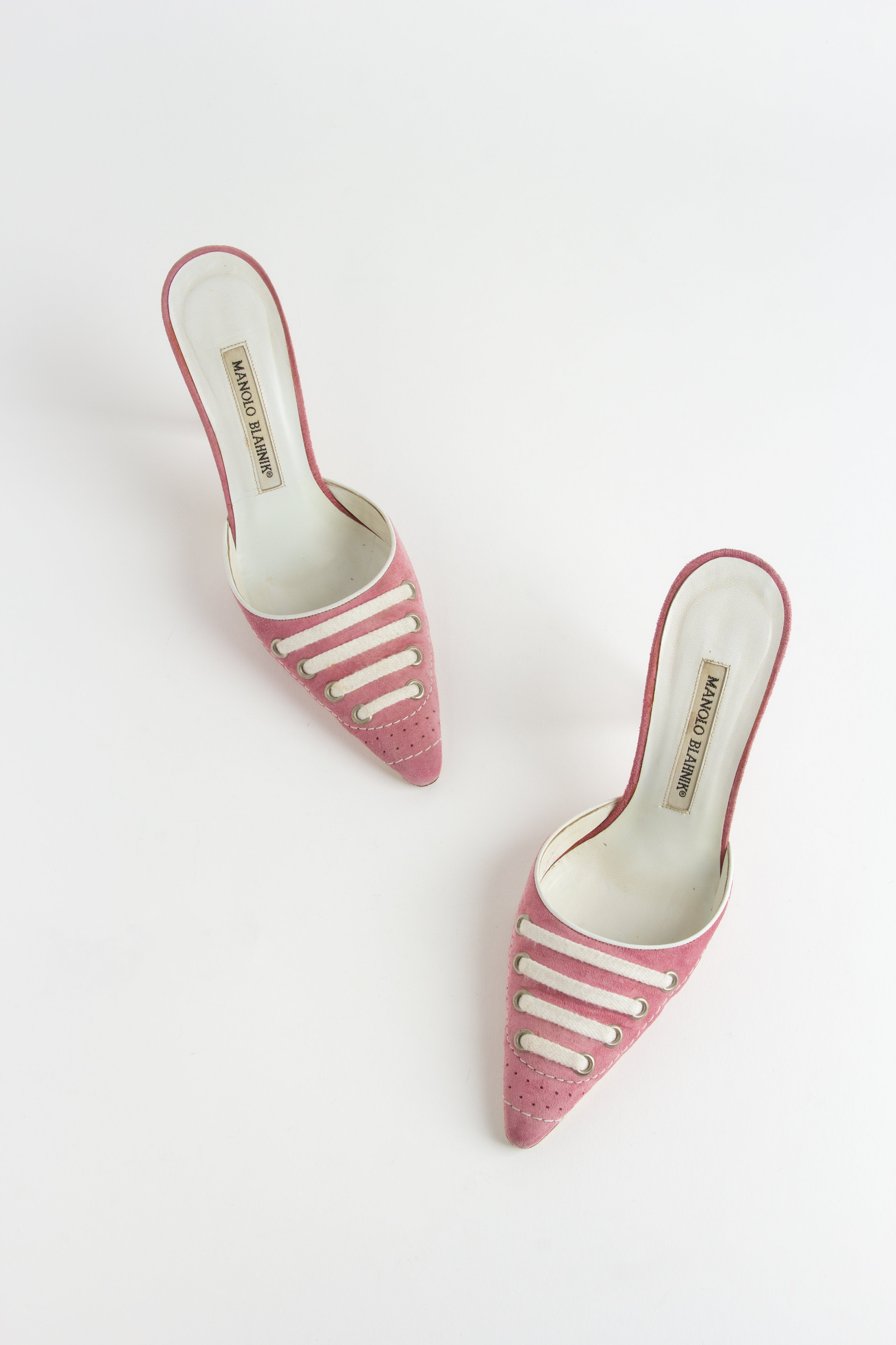 Manolo Blahnik Pink Sneaker Mules (IT 36)
