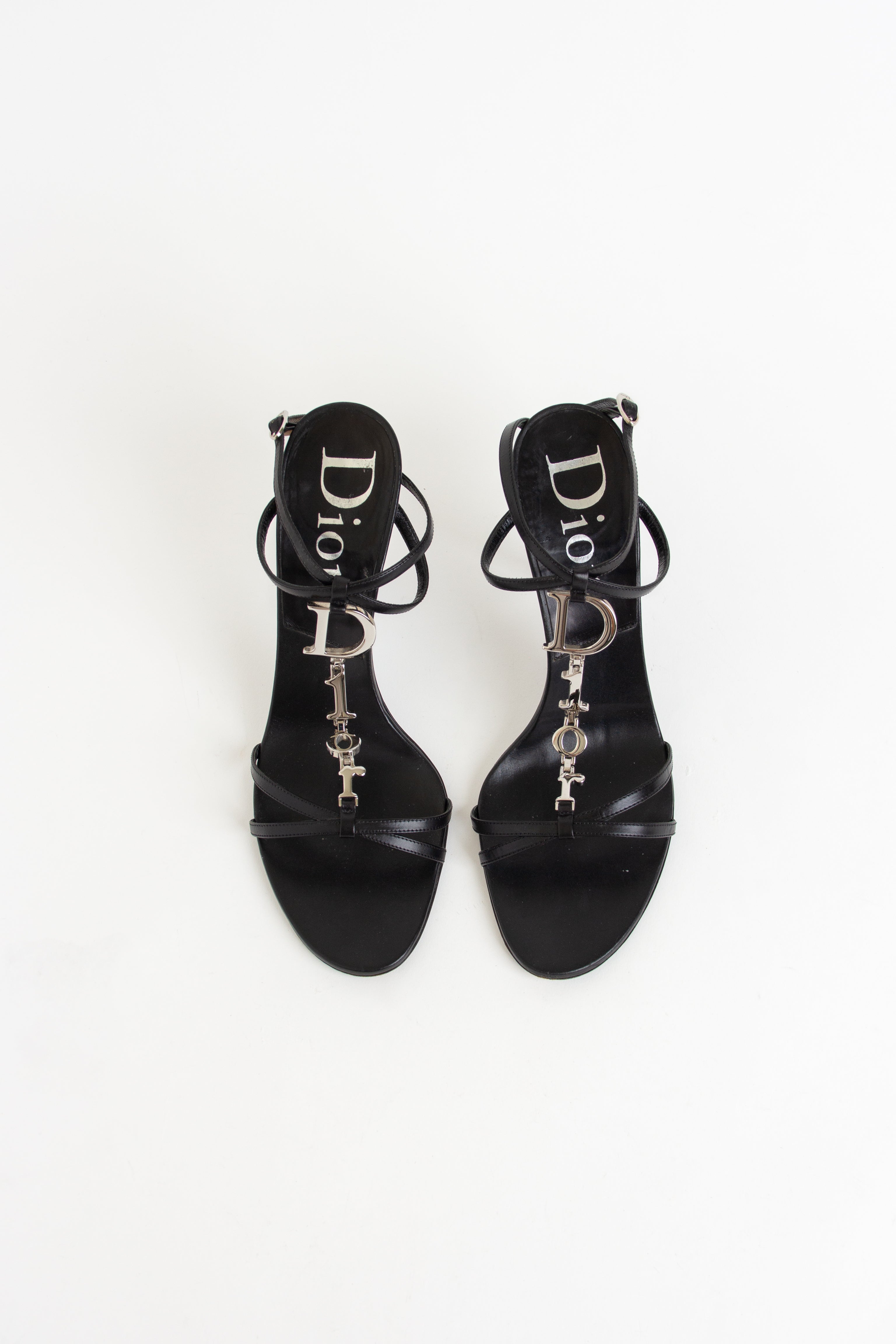 Rare Dior Black Logo Hardware Heels (IT 39)
