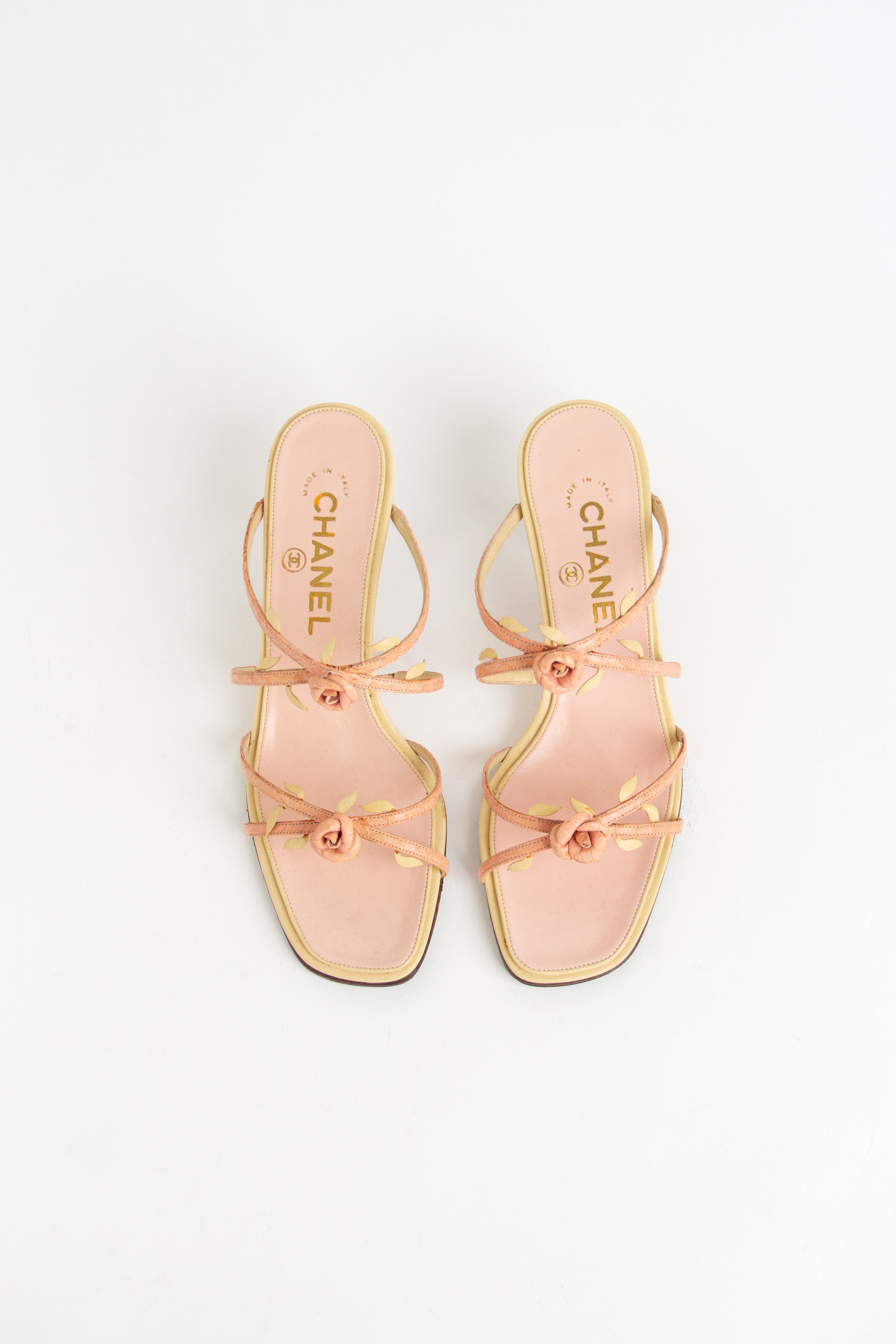 Rare Chanel Pink Rosebud Heels (IT 35.5)