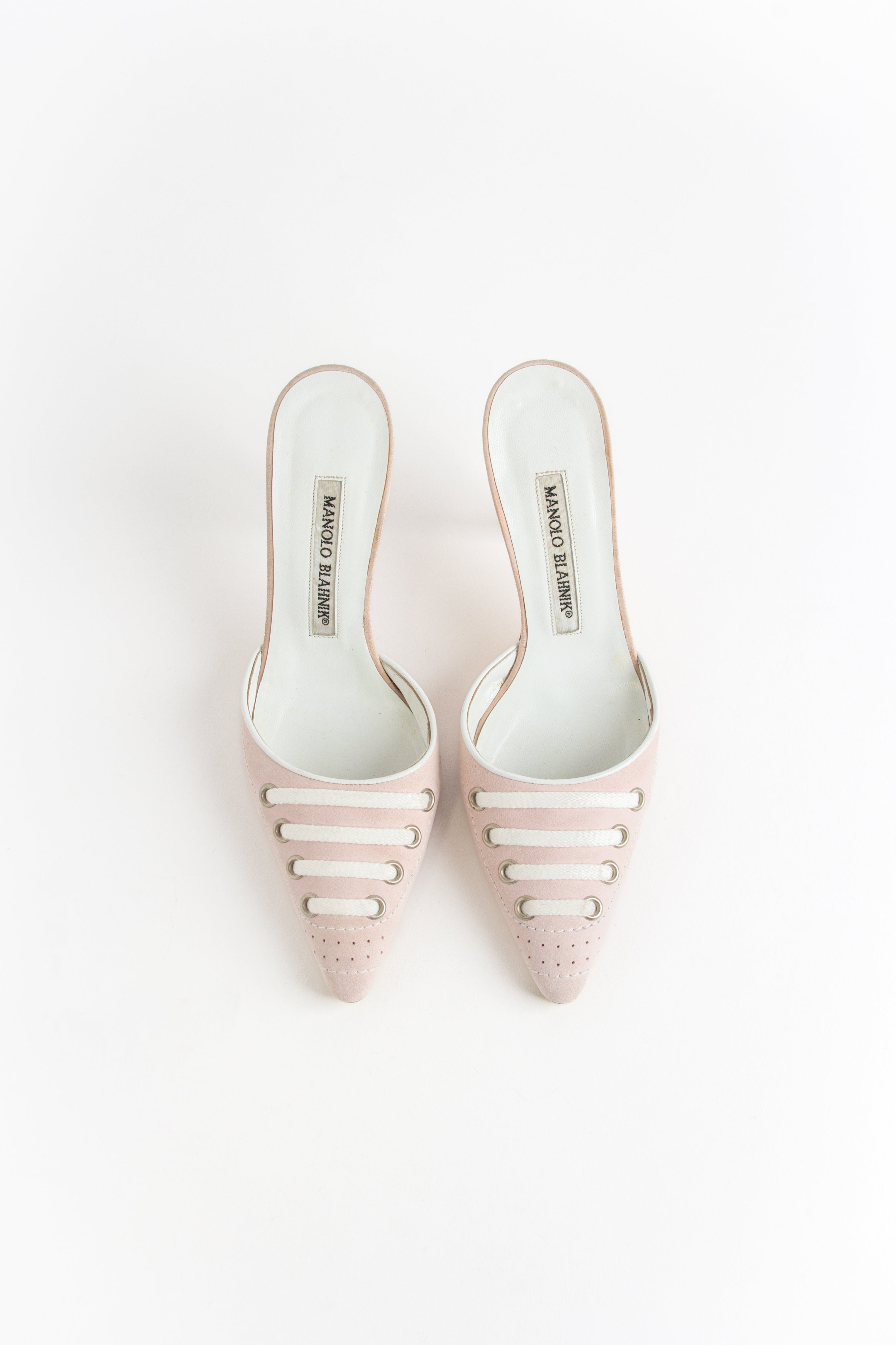 Manolo Blahnik Light Pink Sneaker Mules (IT 35.5)