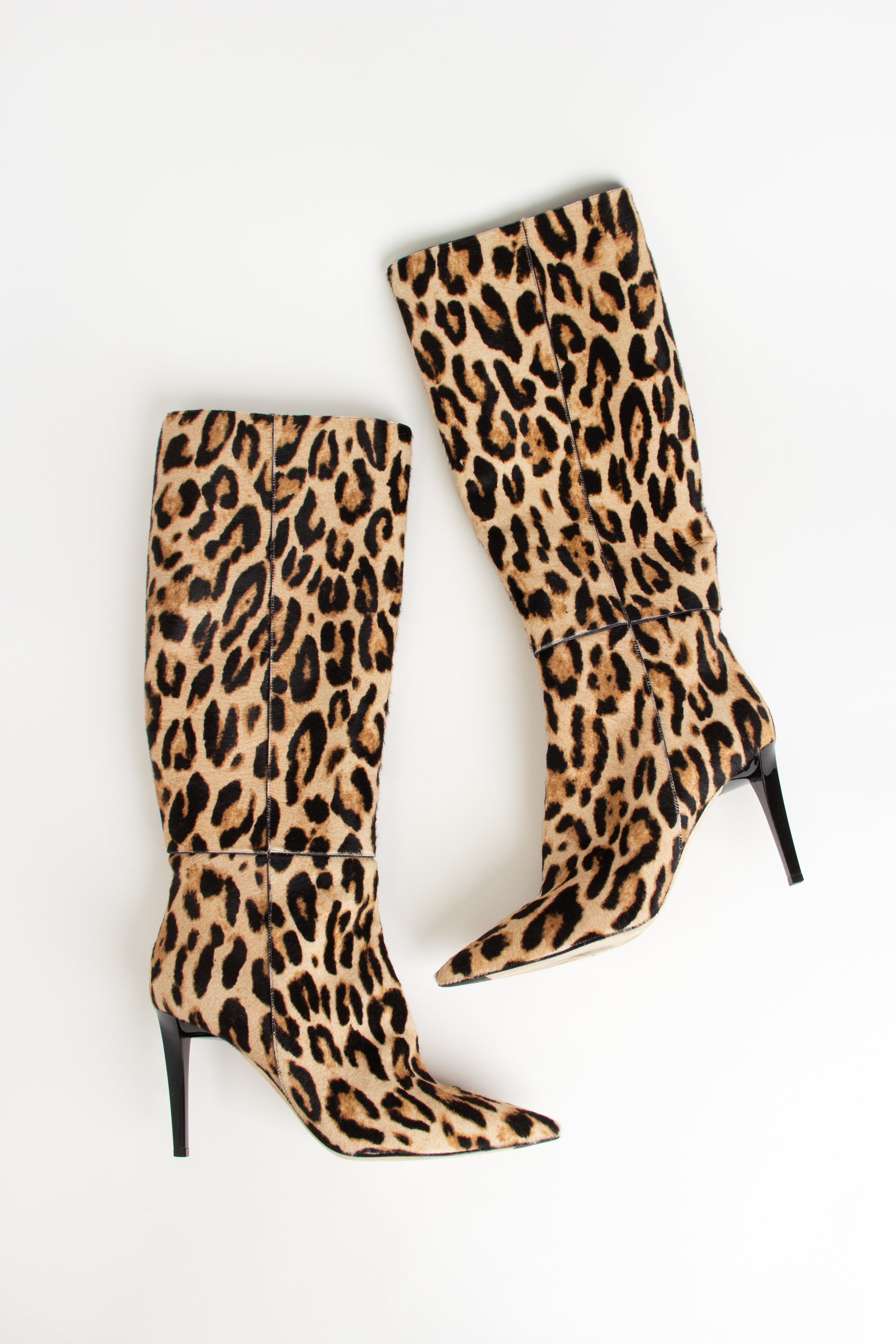 Jimmy Choo Leopard Pony Hair Boots (IT 41)