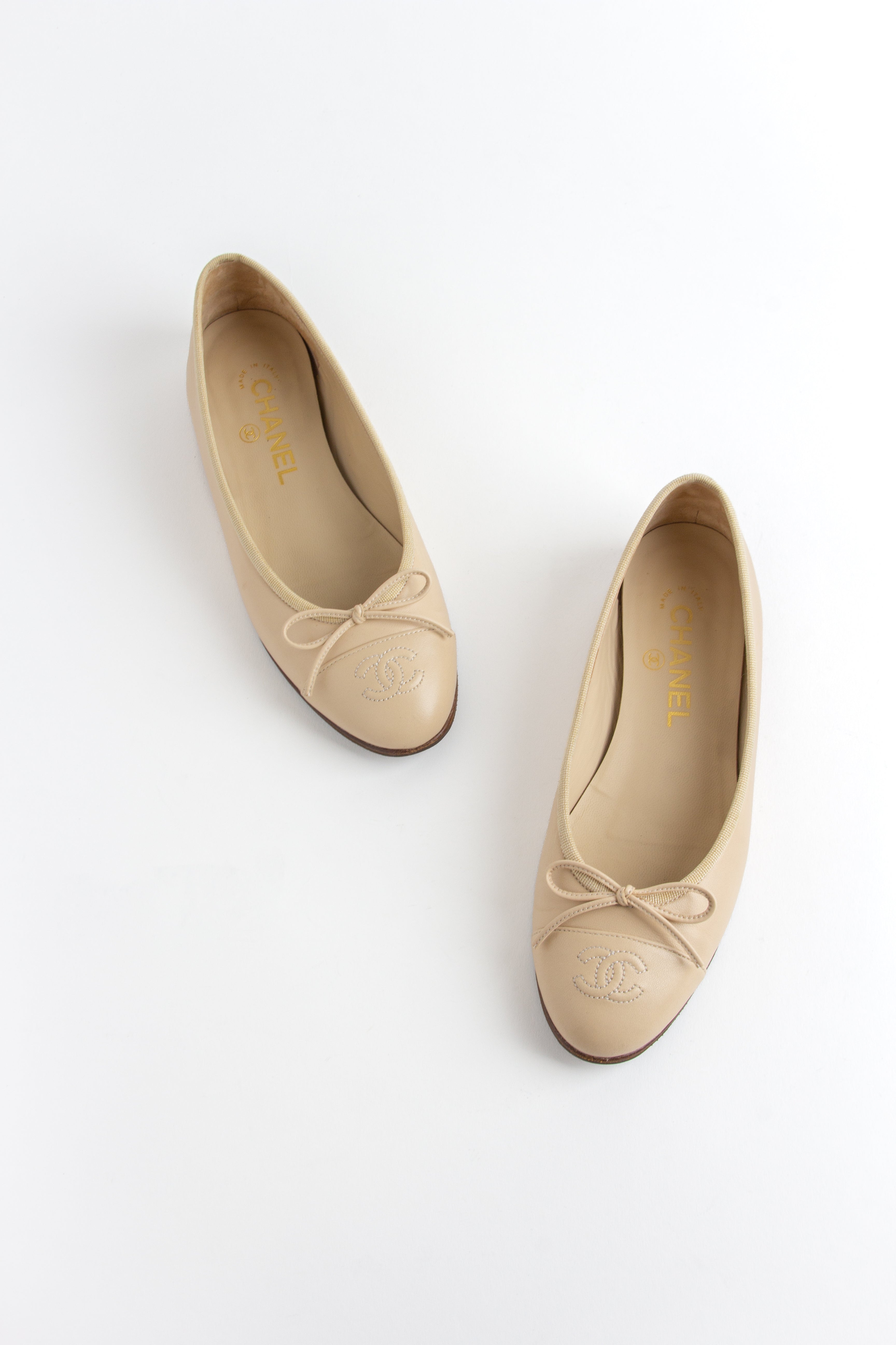Chanel Light Beige Ballerina Flats (IT 36.5)