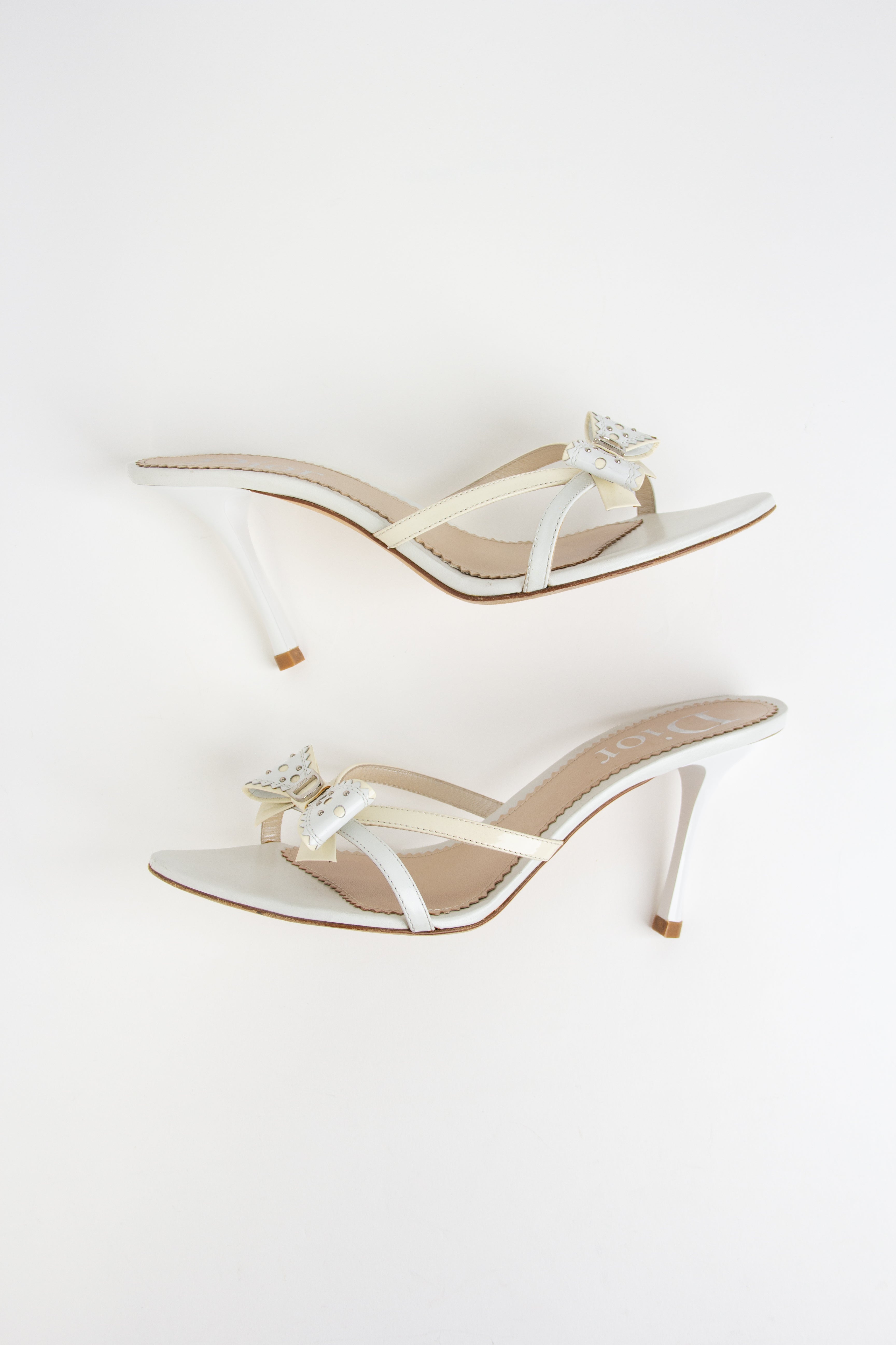 Dior Cream + White Bow Heels (IT 41)