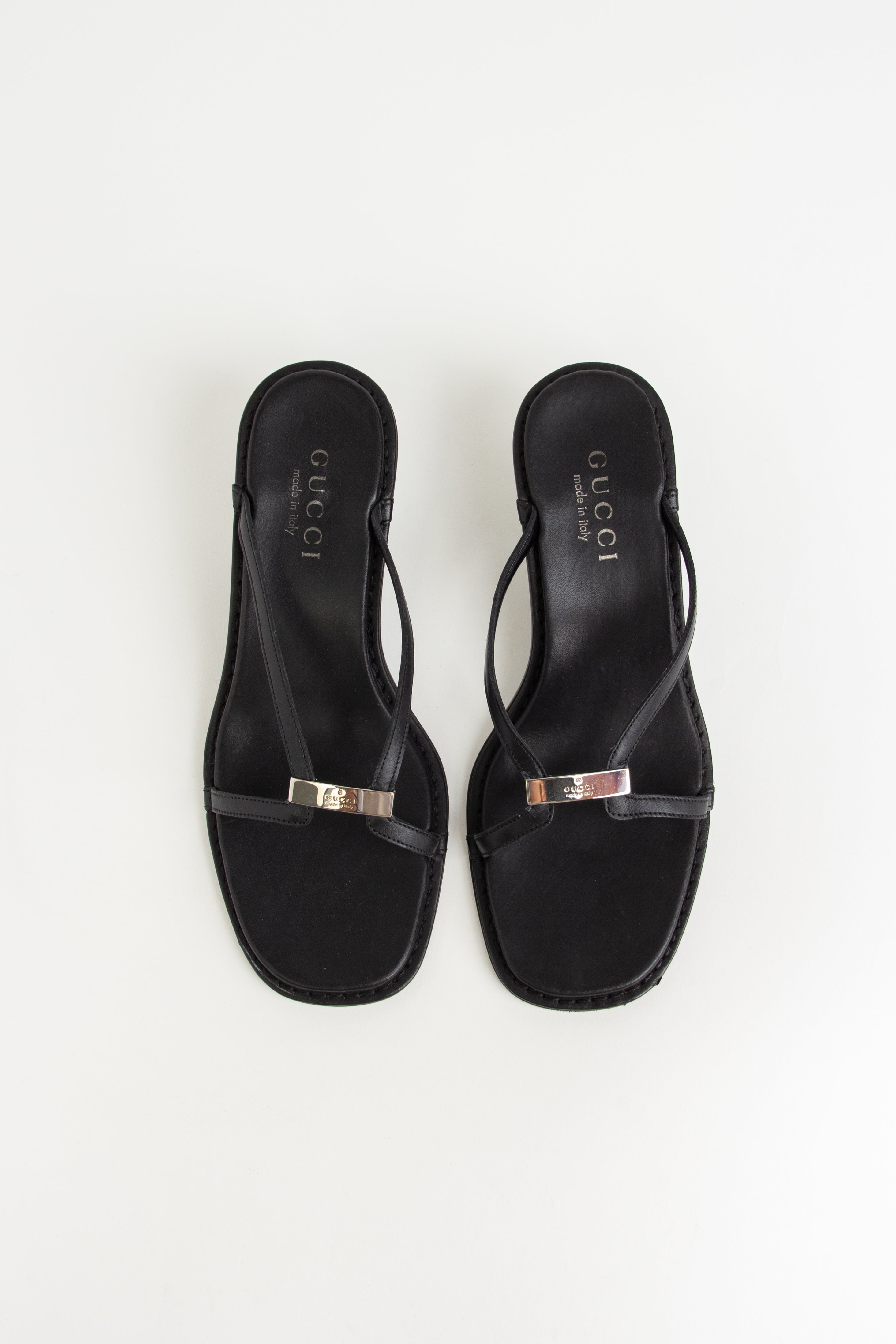 Gucci Black Strappy Sandals (IT 36.5)