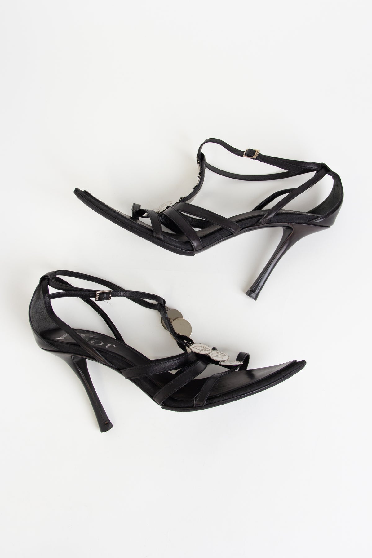 Rare Dior Black Coin Heels (IT 40)