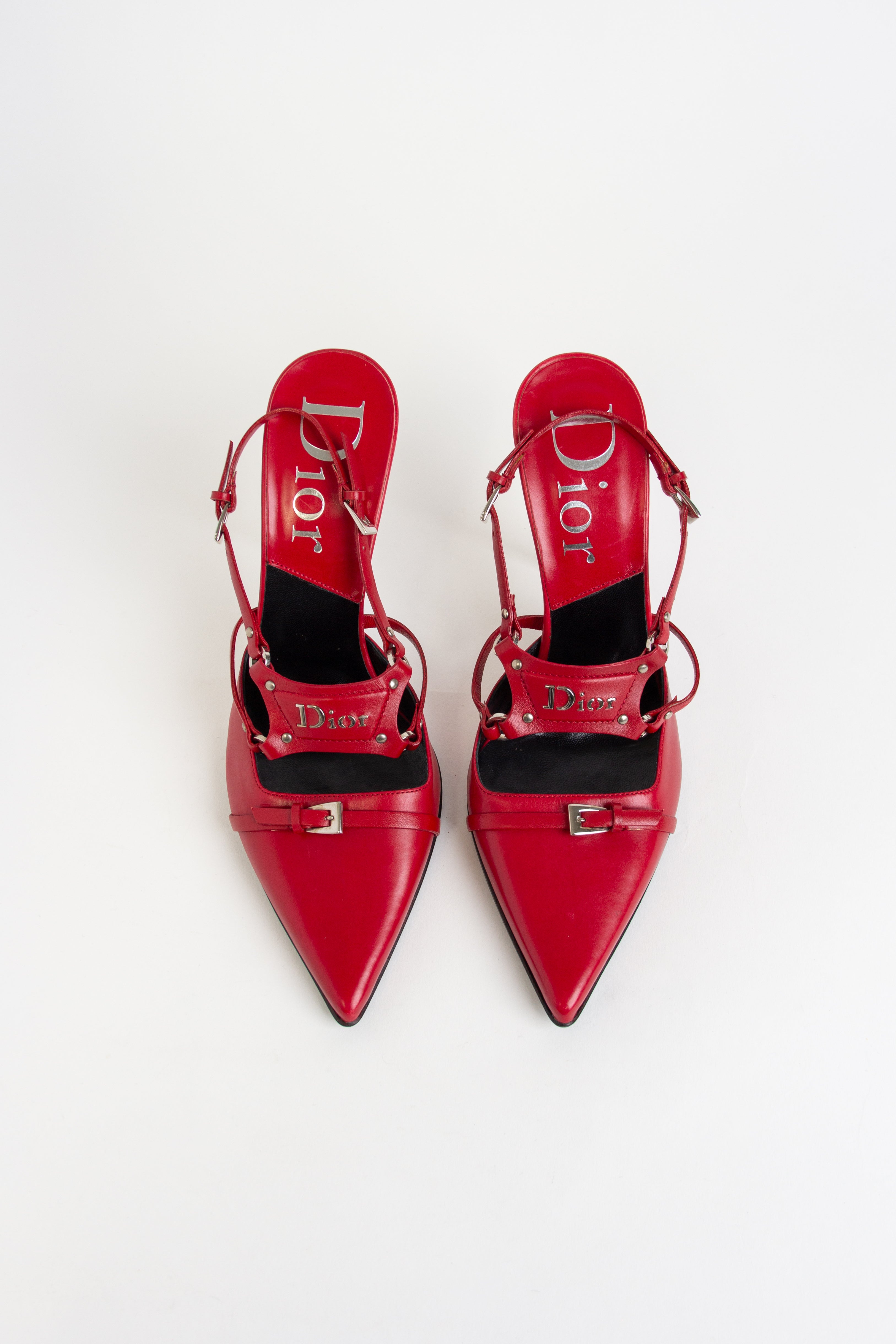 Rare Dior Red Bondage Heels (IT 37)