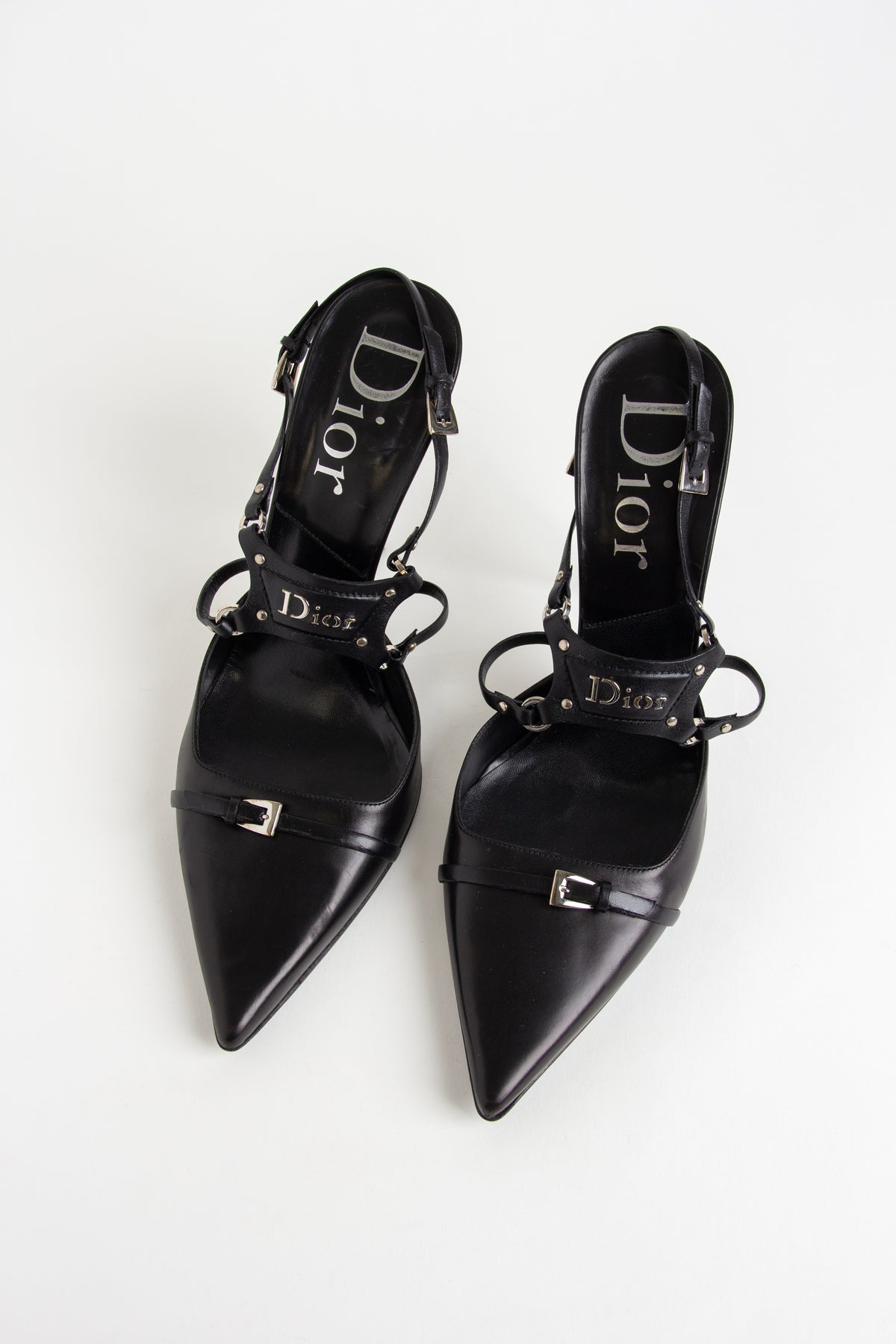 Rare Dior Black Bondage Heels (IT 40)