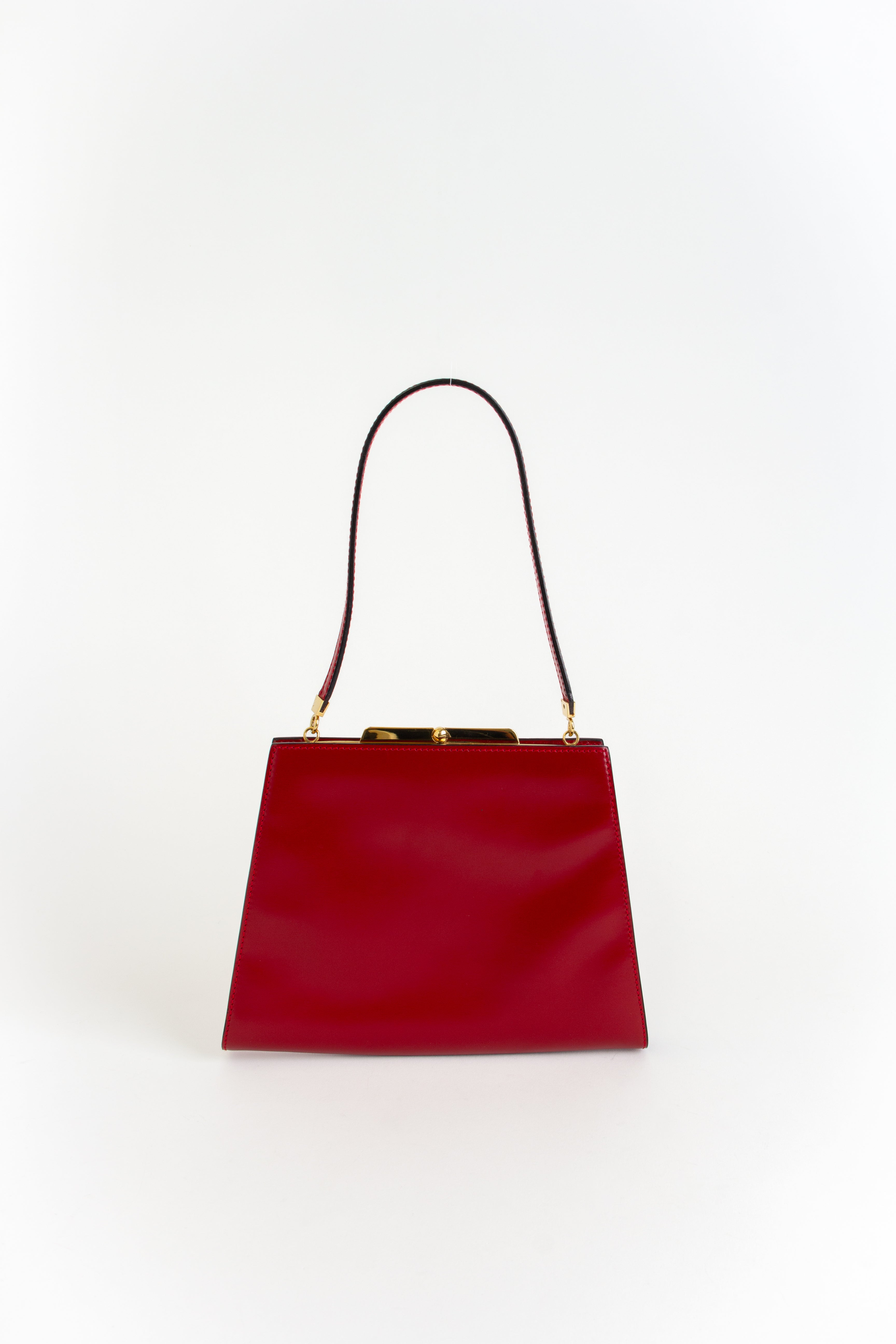 Loewe Vintage Red Kisslock Bag