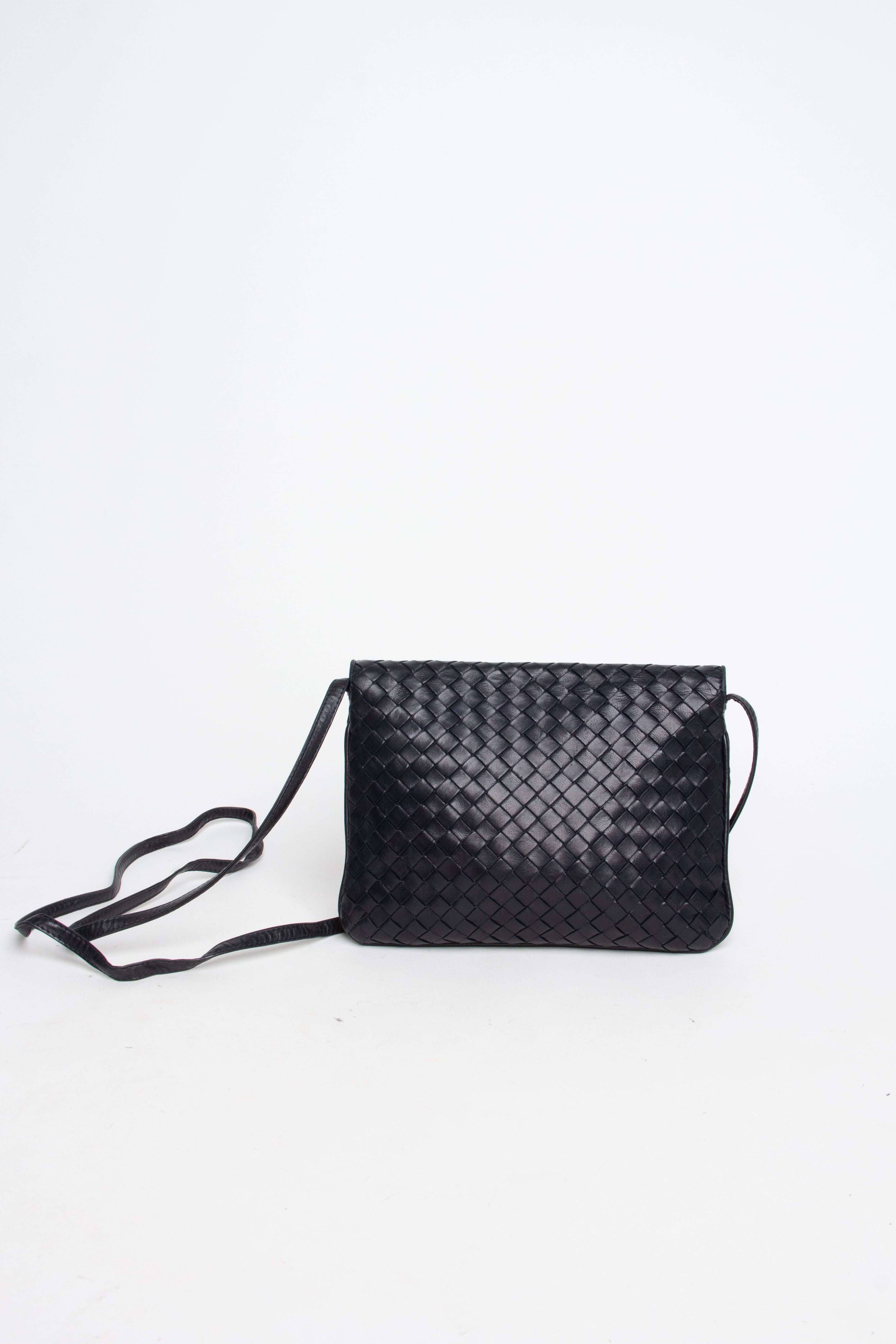 AUTHENTIC BOTTEGA VENETA VINTAGE WOVEN ZIP-AROUND LEATHER WALLET MADE IN  ITALY | eBay